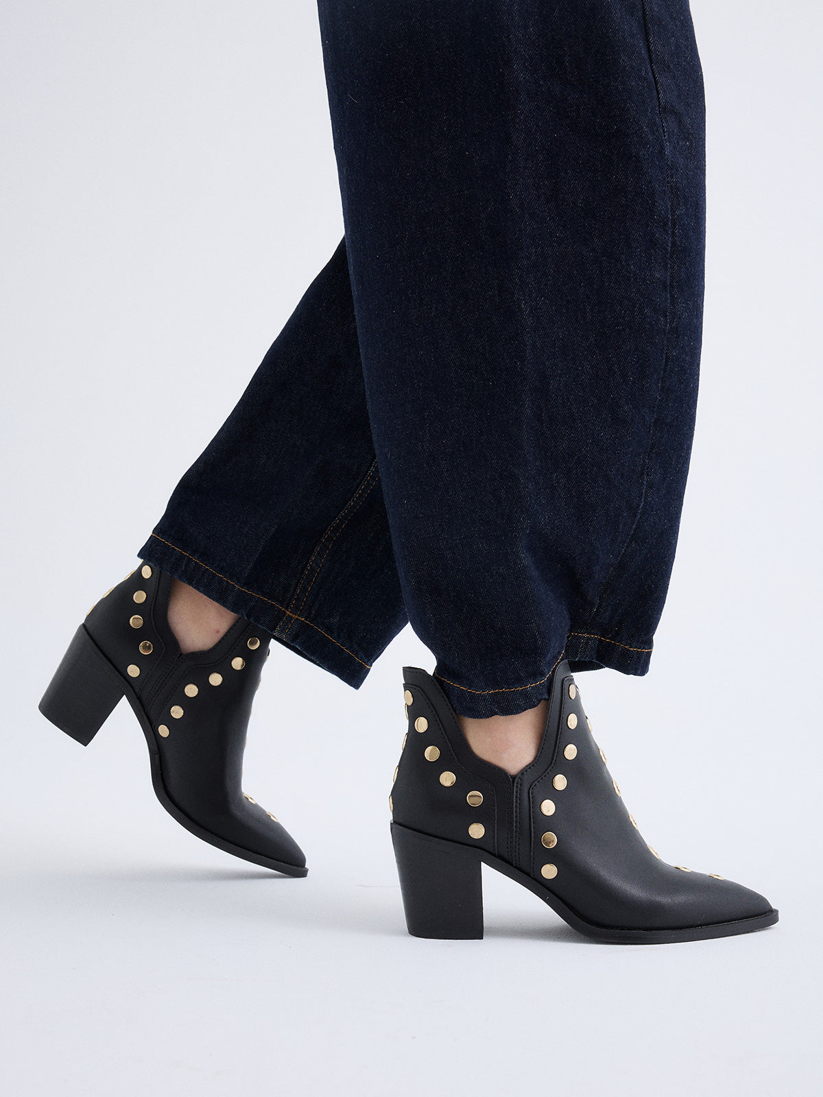 NAPOLES-006 LEATHER BLACK