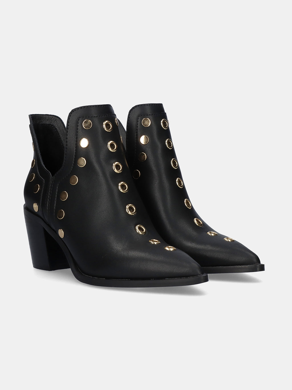 NAPOLES-006 LEATHER BLACK