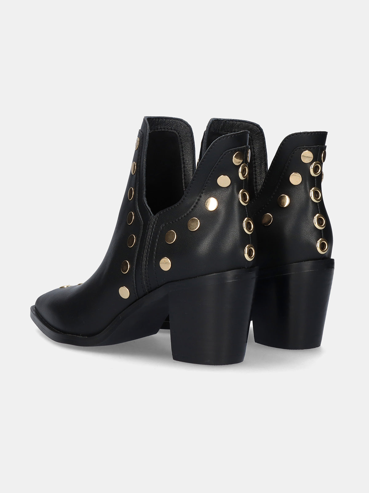 NAPOLES-006 LEATHER BLACK