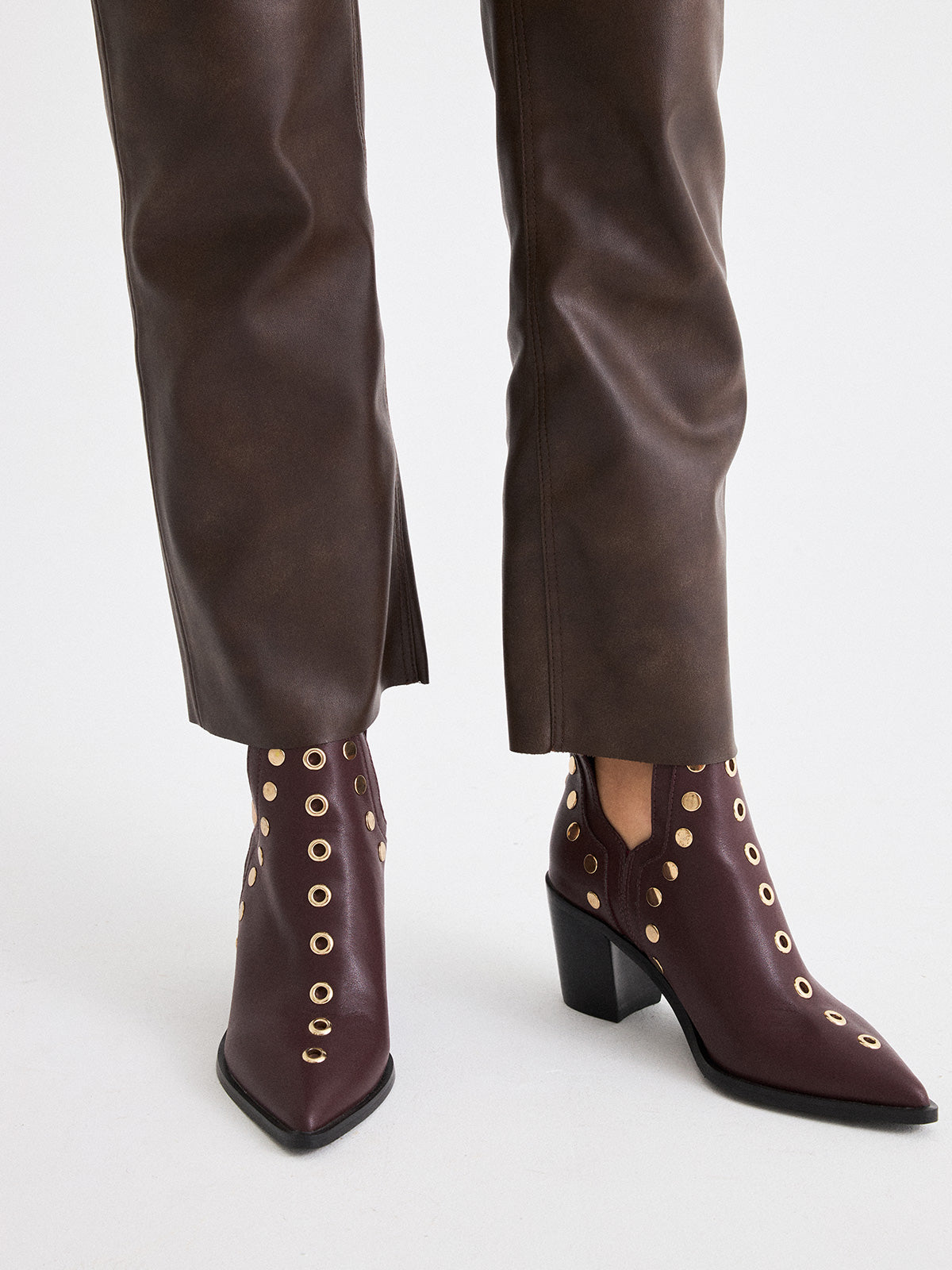 NAPOLES-006 LEATHER BORDEAUX