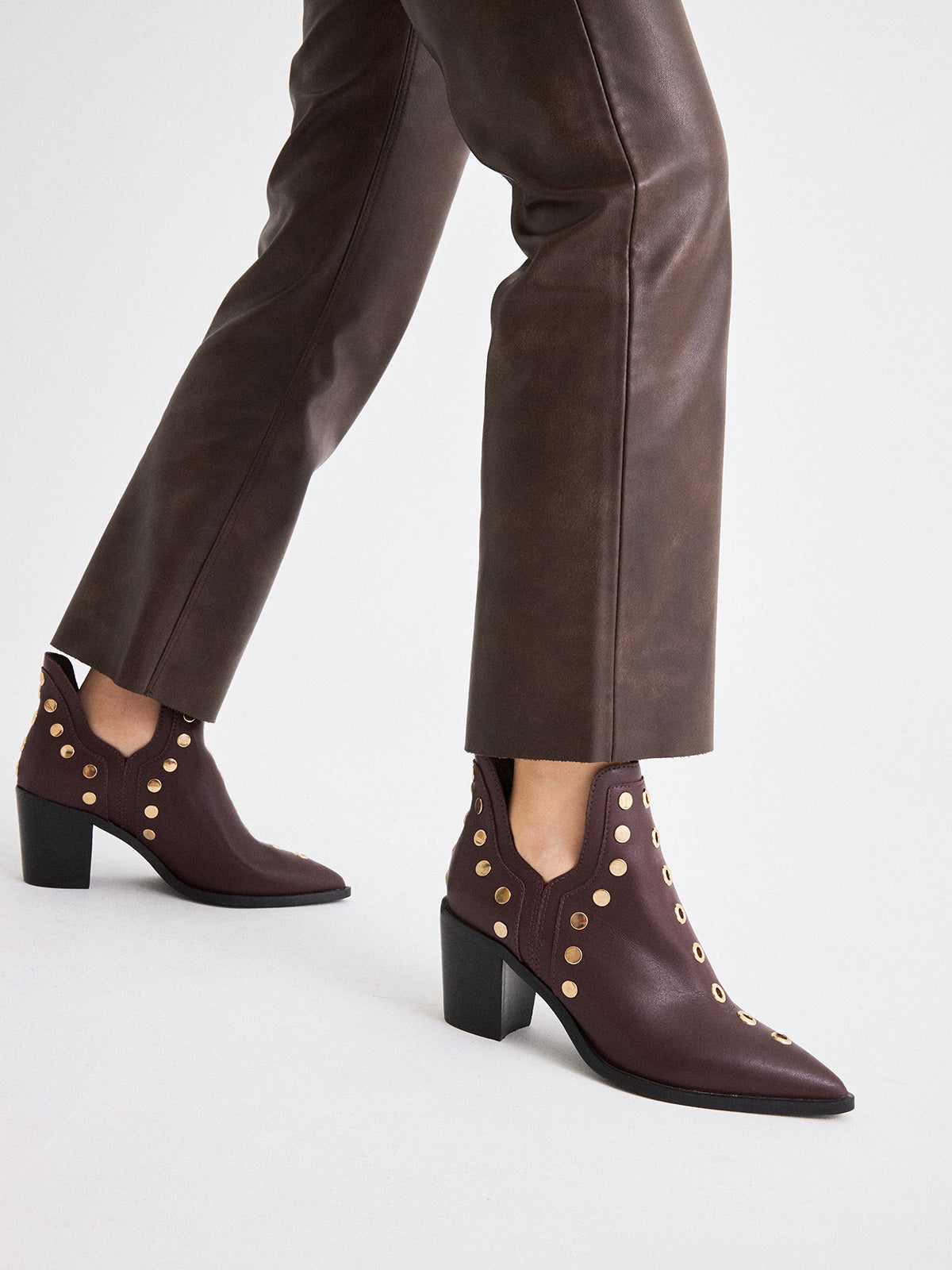 NAPOLES-006 LEATHER BORDEAUX