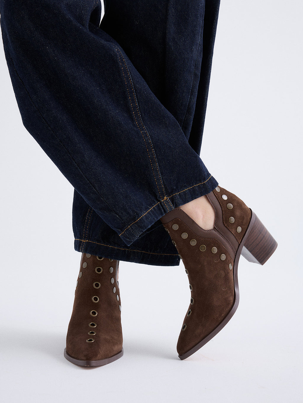 NAPOLES-006 SUEDE BROWN