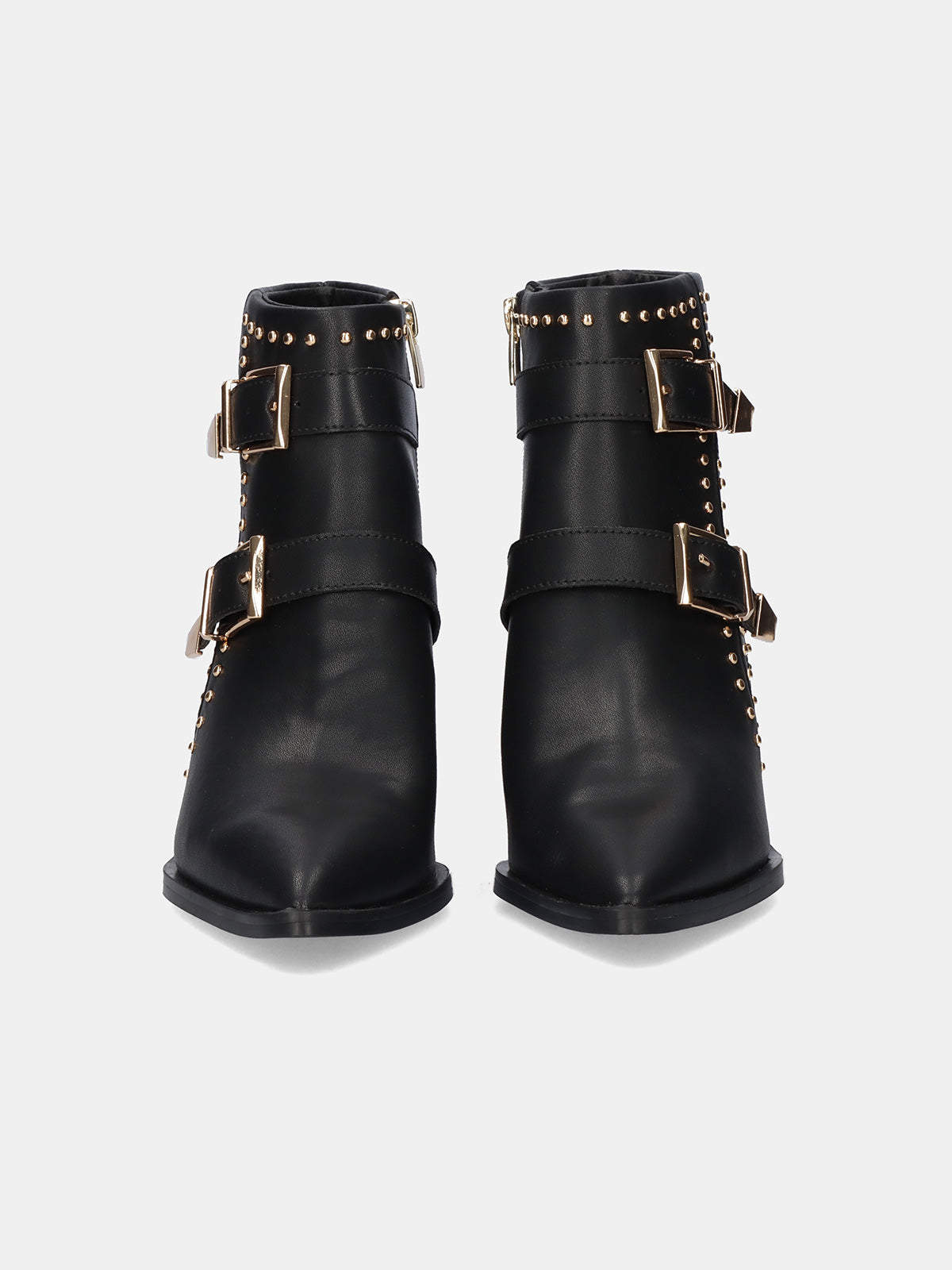 NAPOLES-022 LEATHER BLACK-GOLD