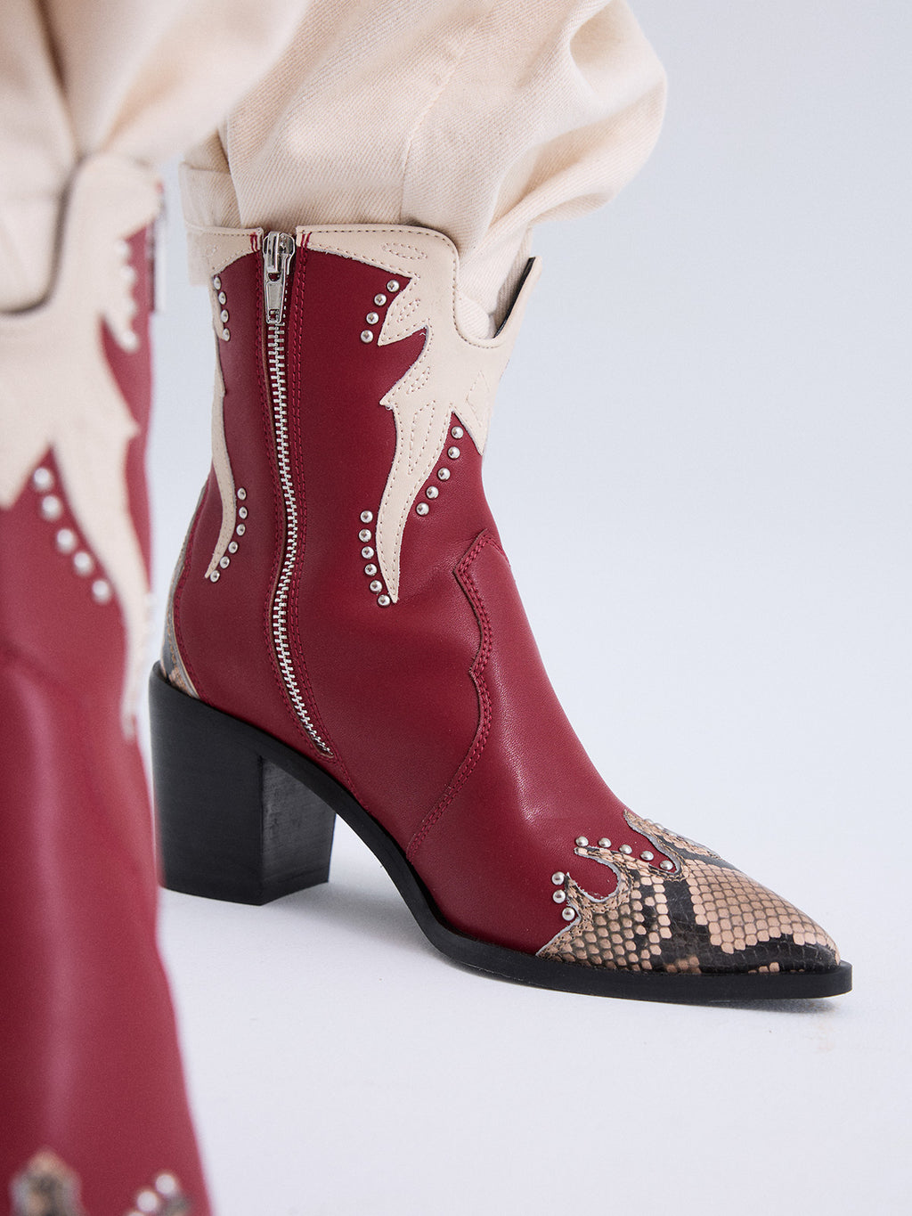 NAPOLES-024 LEATHER RED