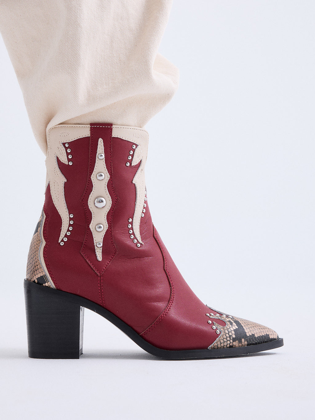 NAPOLES-024 LEATHER RED