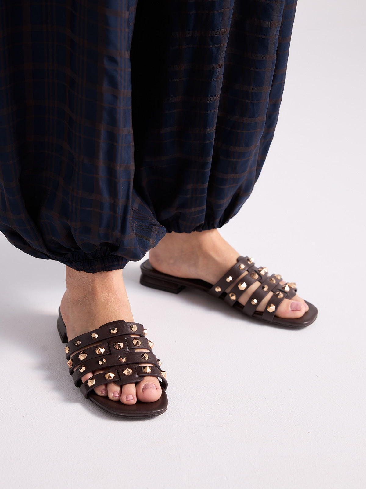 ROMA-3626 LEATHER BROWN