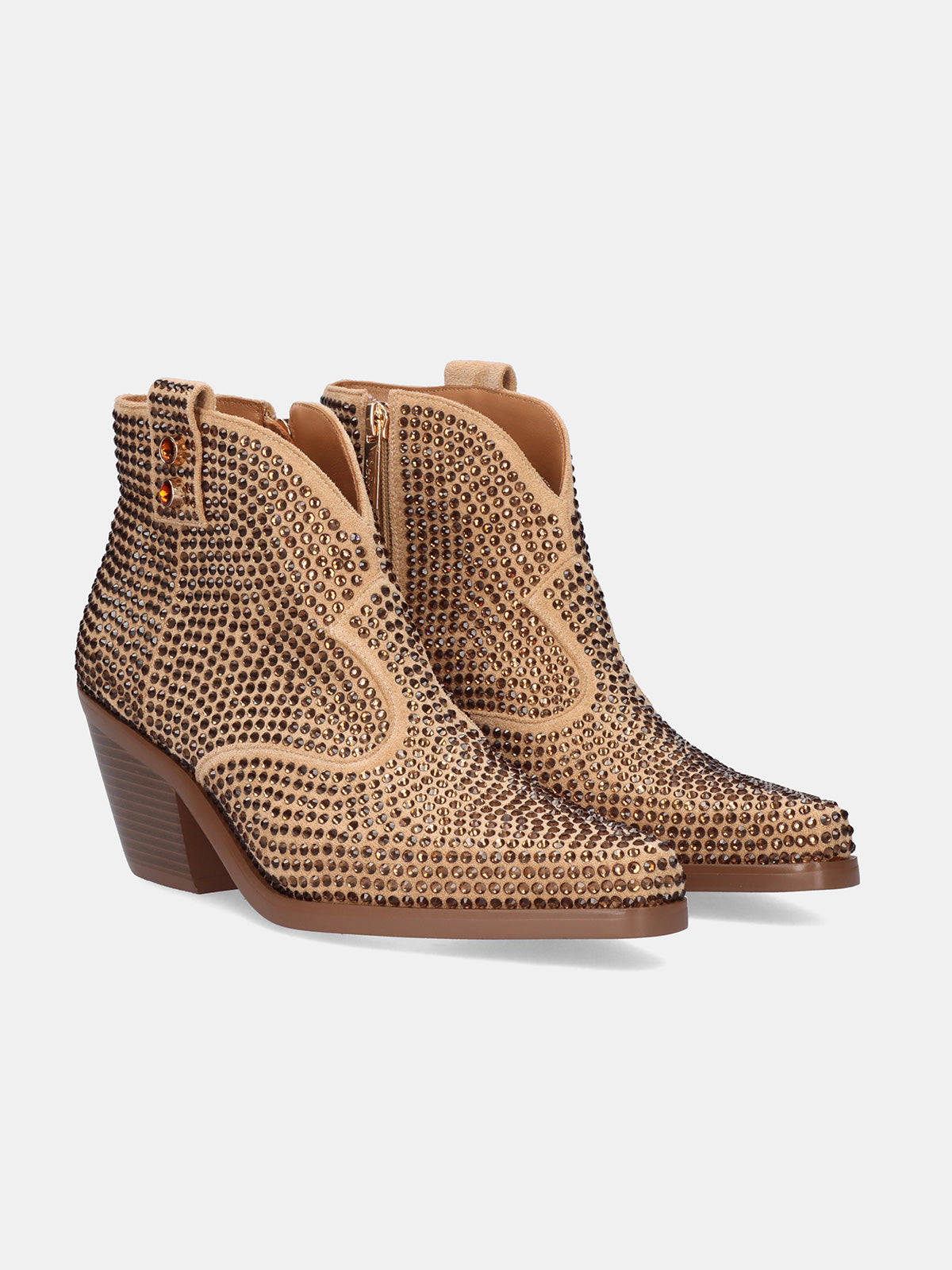 SANSE-593 STRASS BROWN