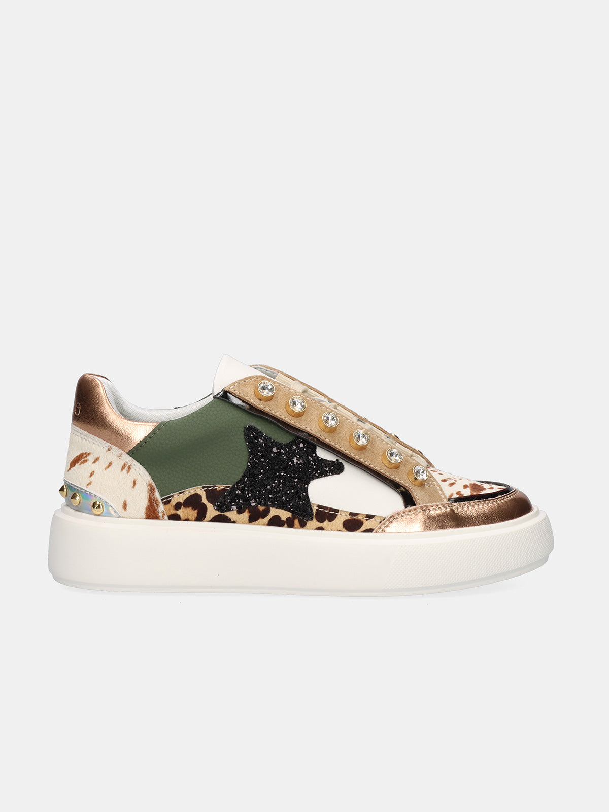 STAR-61 LEOPARD WHITE GREEN