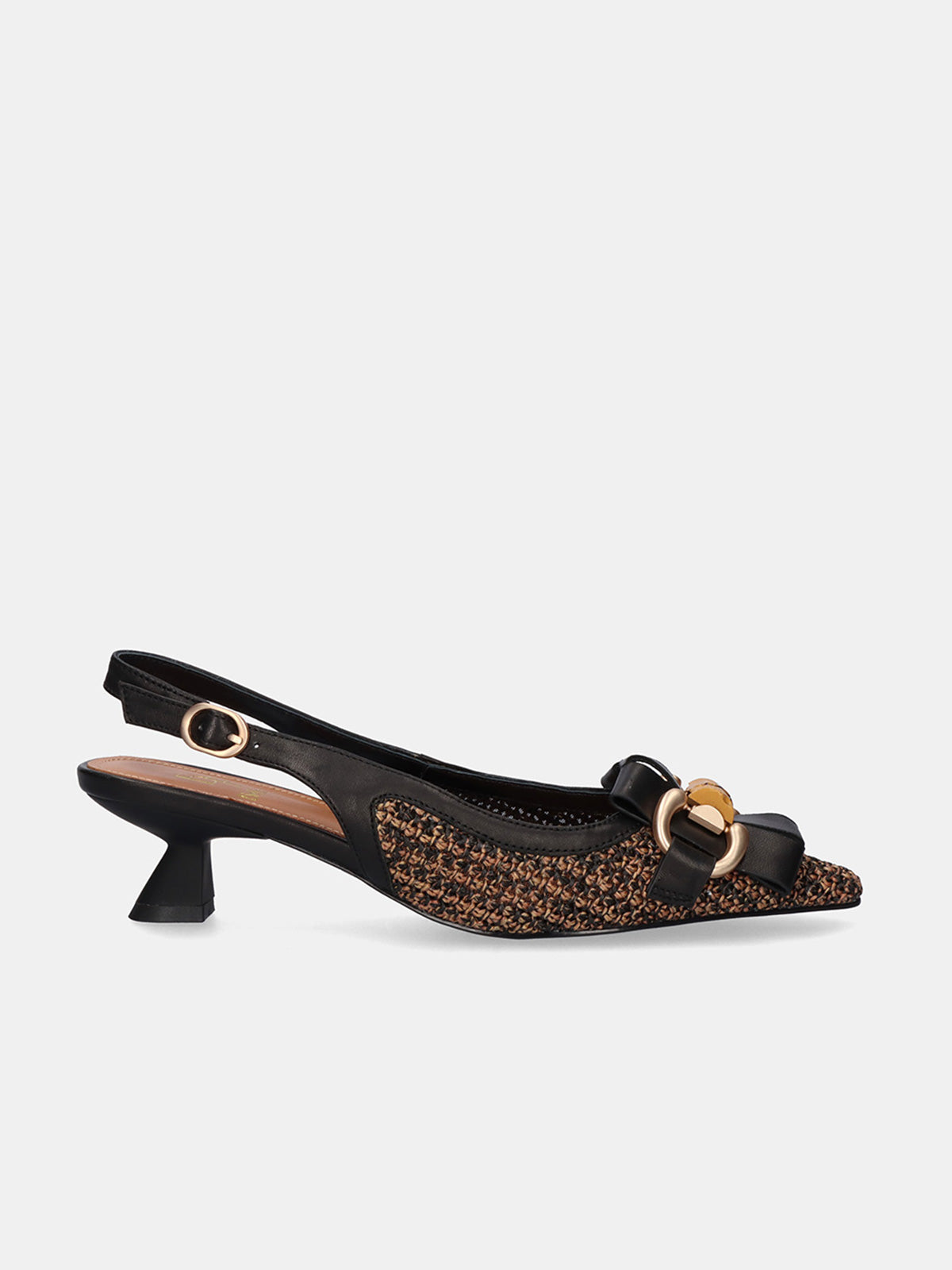 VALENTINA-1636 RAFFIA BLACK