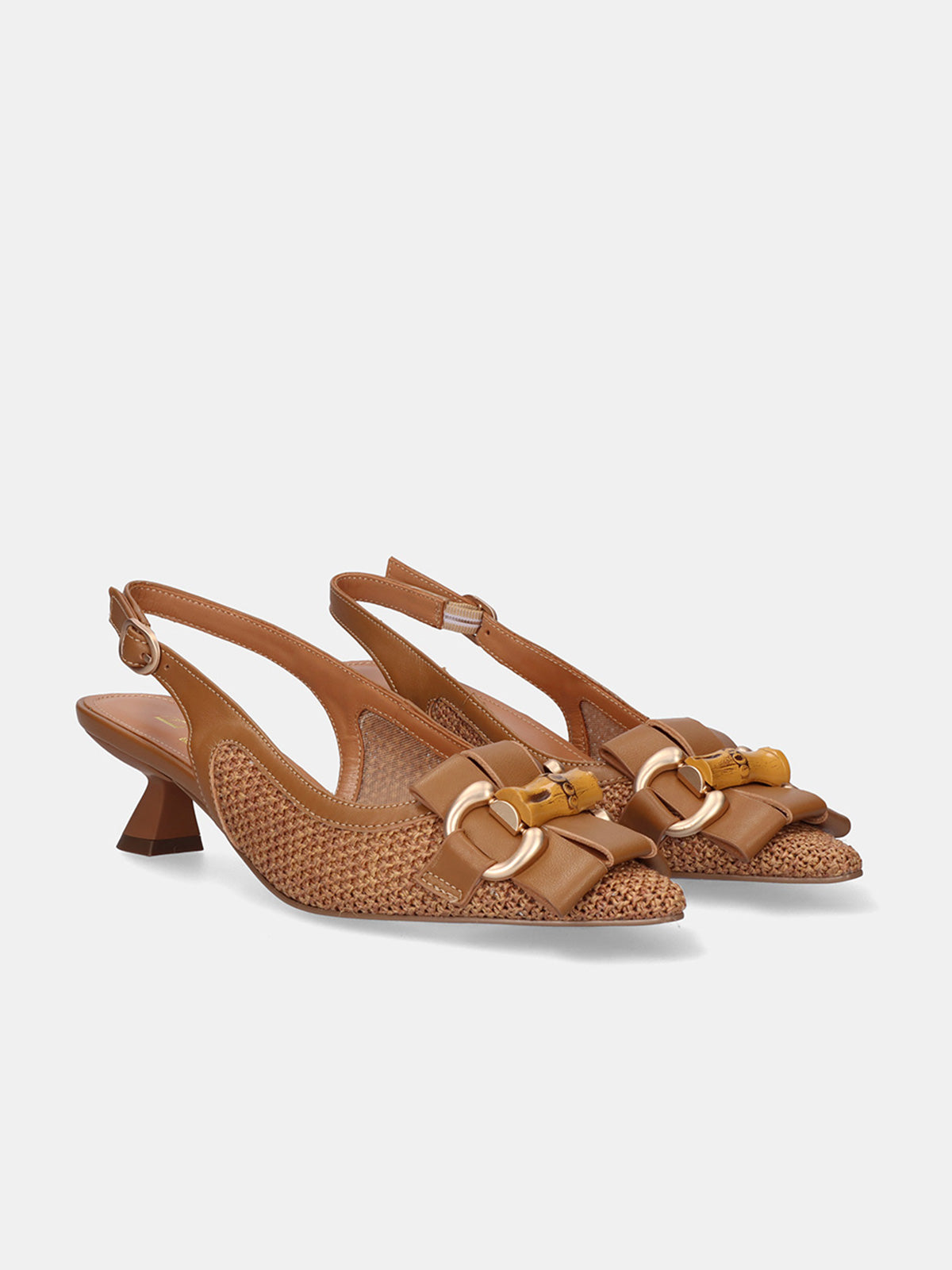 VALENTINA-1636 RAFFIA CAMEL
