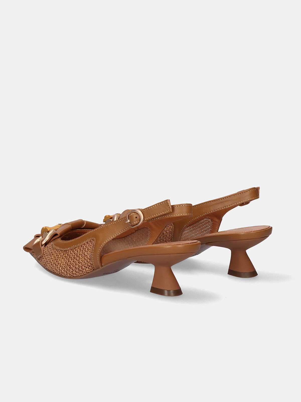 VALENTINA-1636 RAFFIA CAMEL