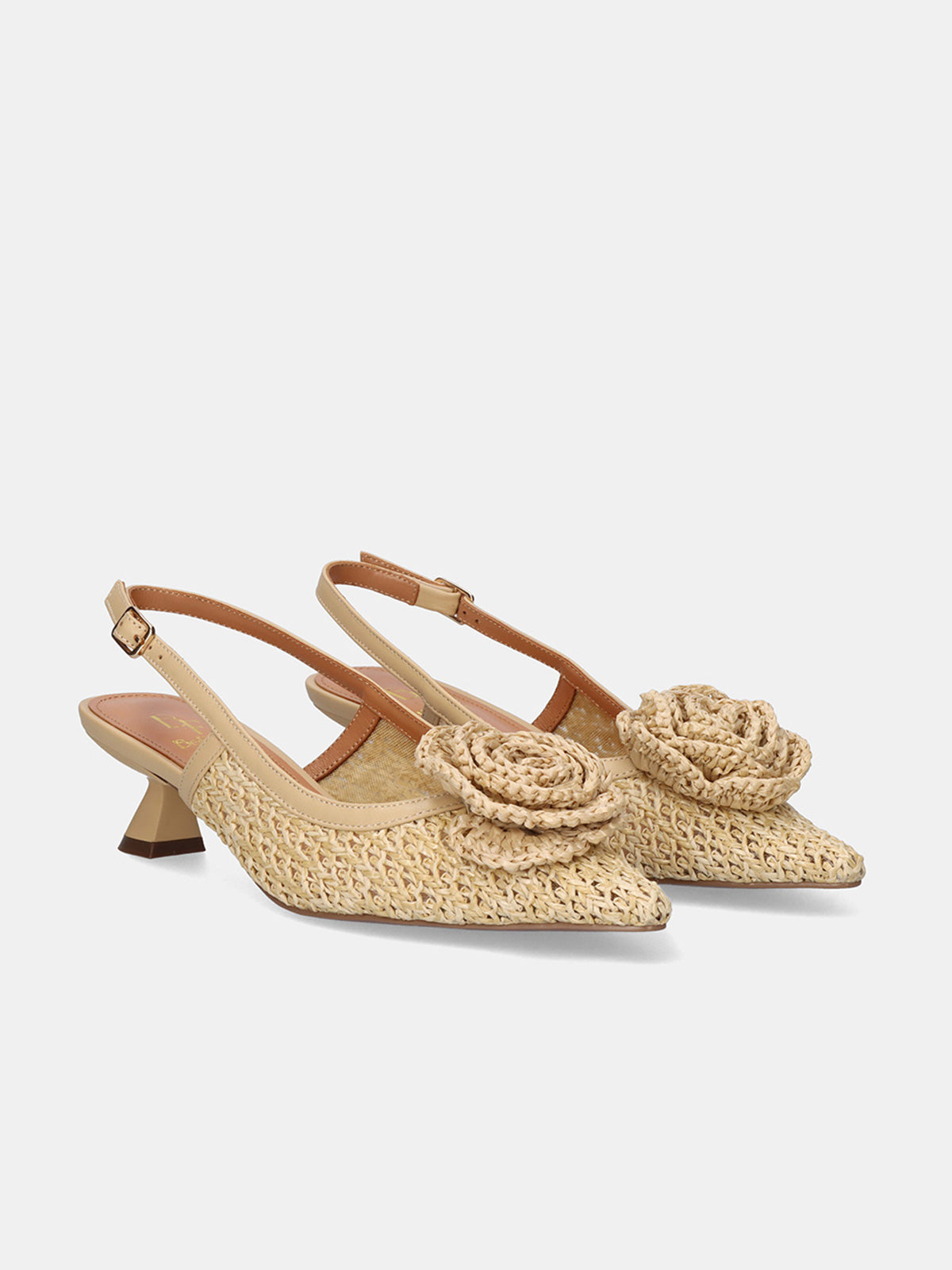 VALENTINA-1637 RAFFIA BEIGE