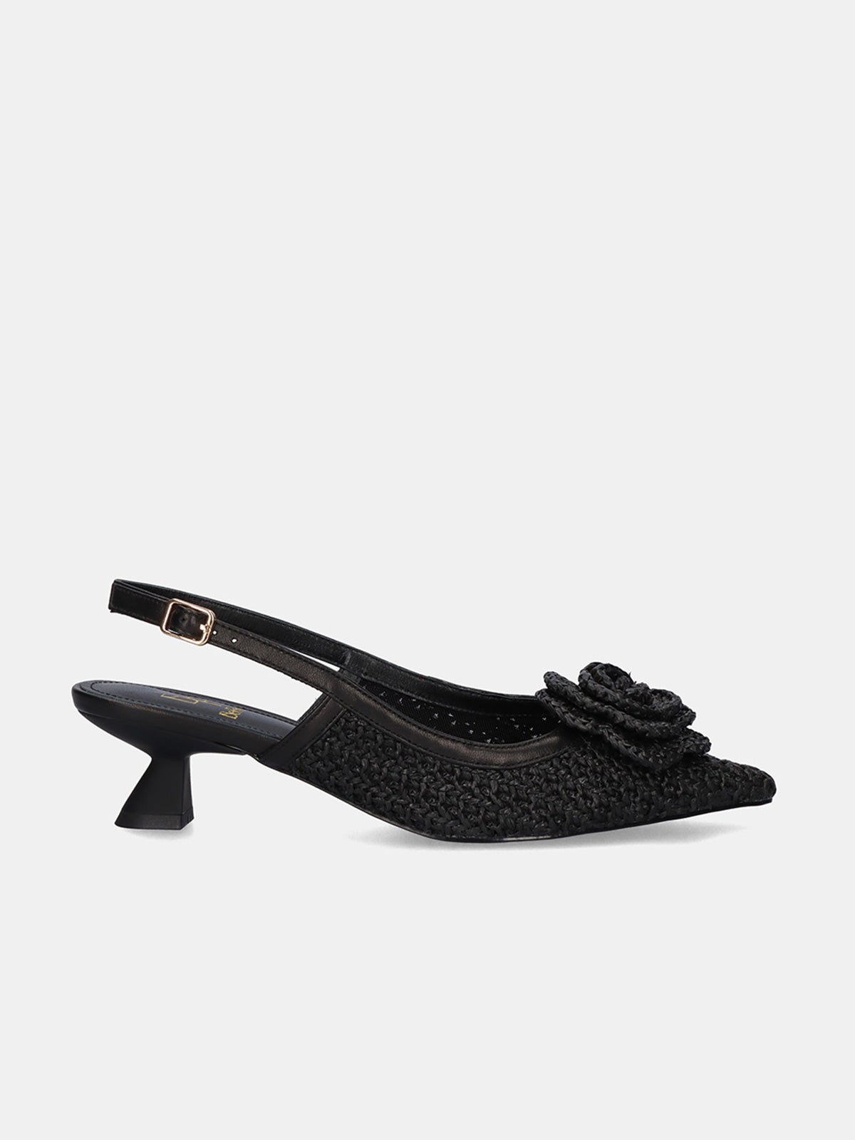 VALENTINA-1637 RAFFIA BLACK