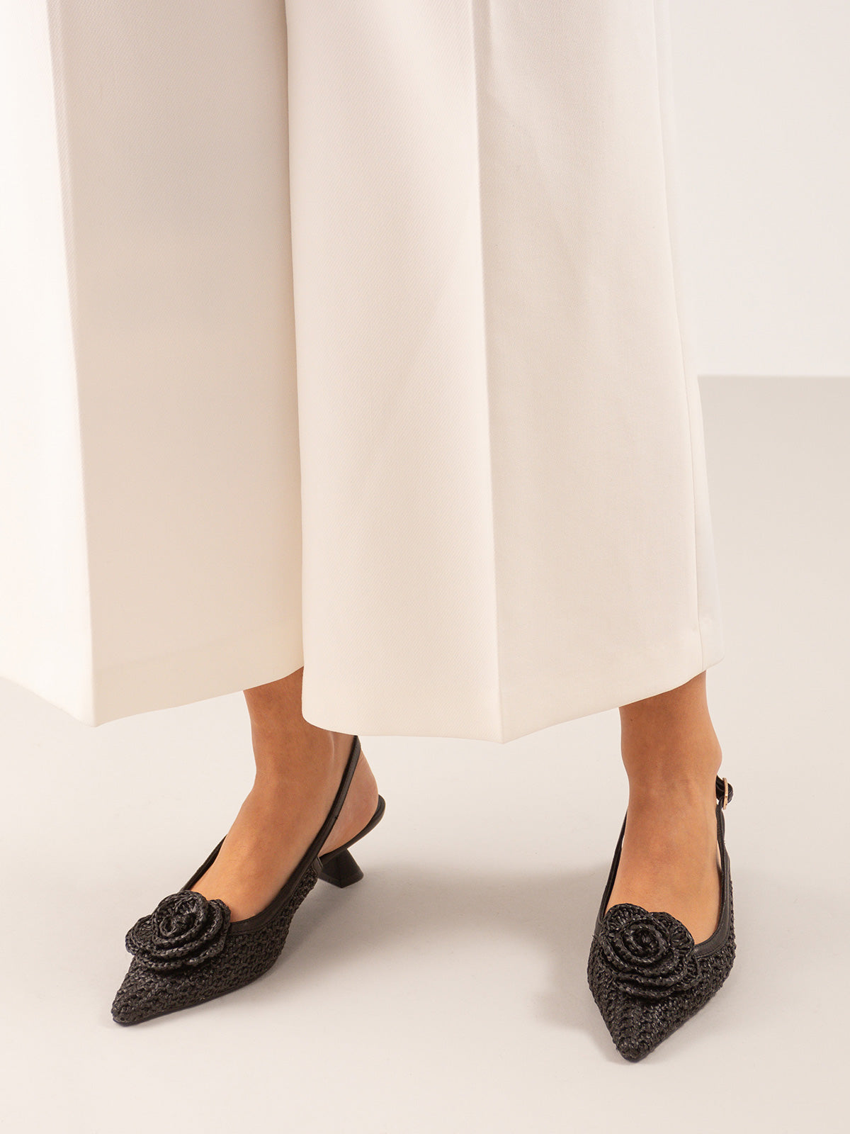 VALENTINA-1637 RAFFIA BLACK