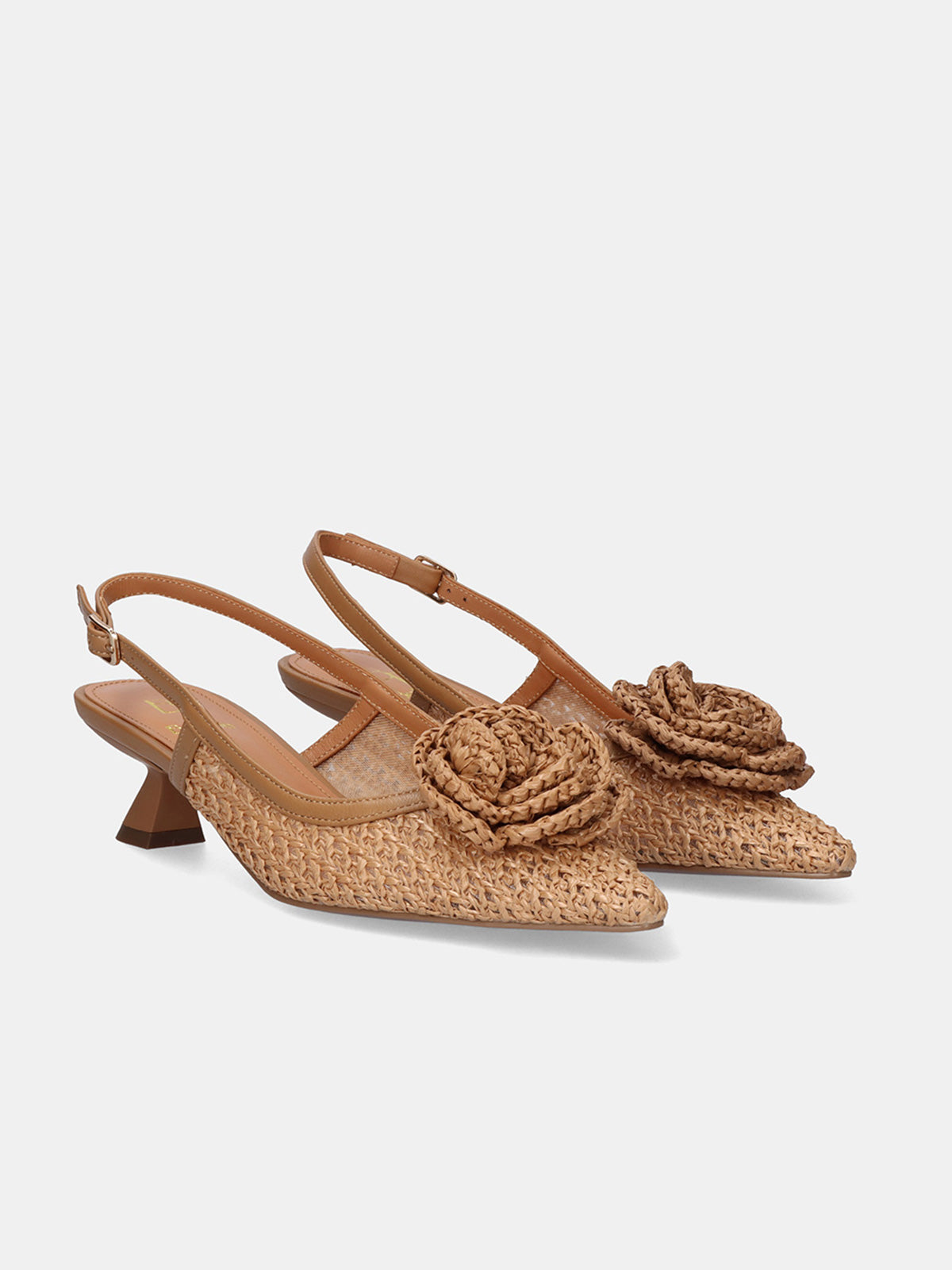 VALENTINA-1637 RAFFIA CAMEL