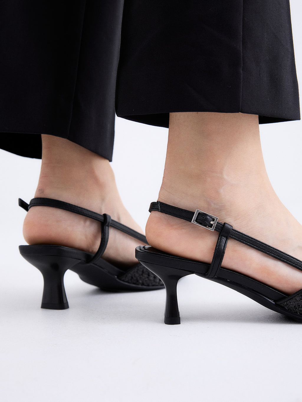 VALENTINA-4094 RAFFIA BLACK