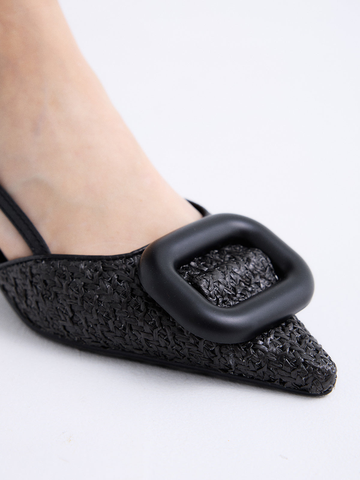 VALENTINA-4094 RAFFIA BLACK