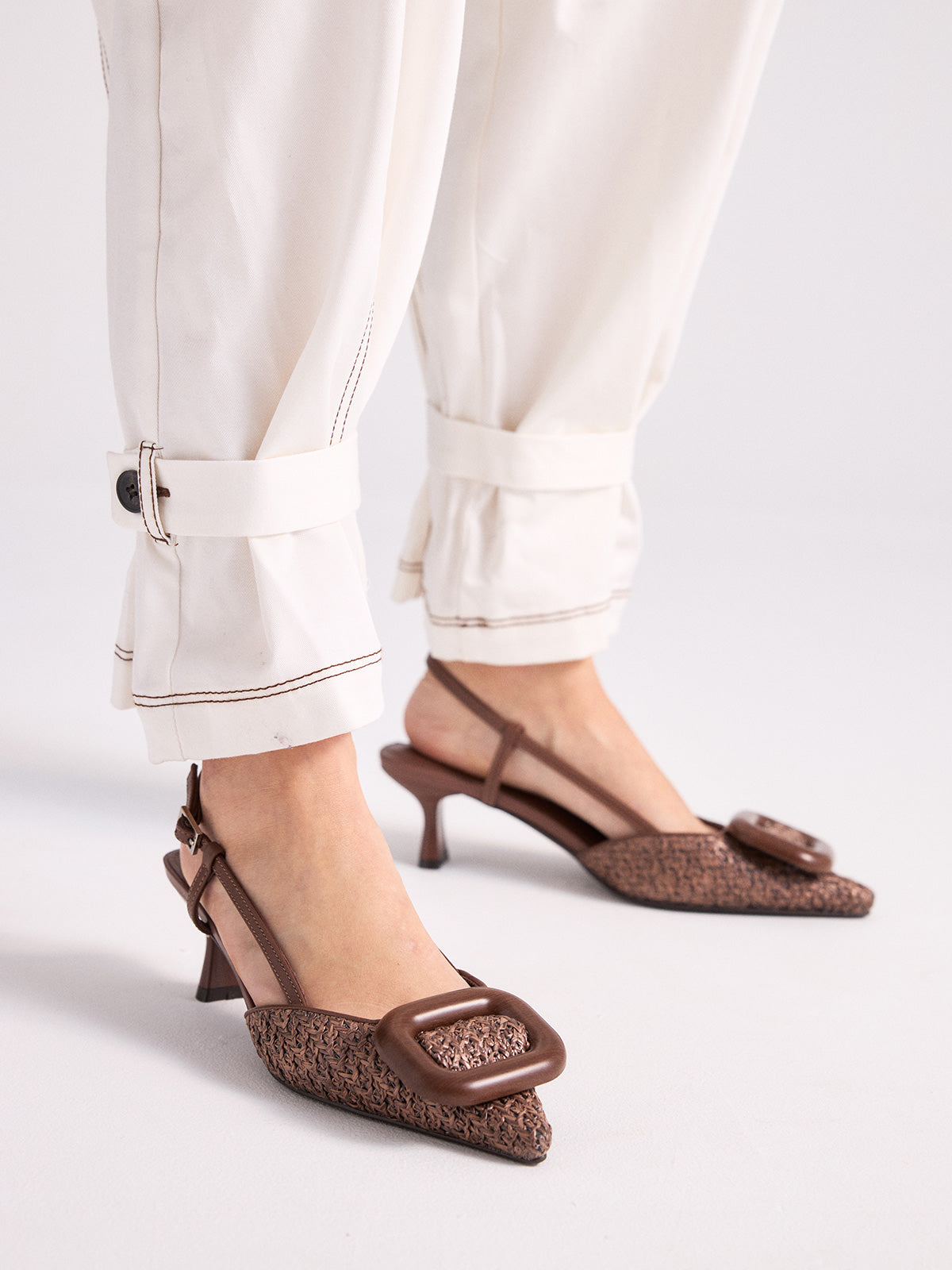 VALENTINA-4094 RAFFIA BROWN