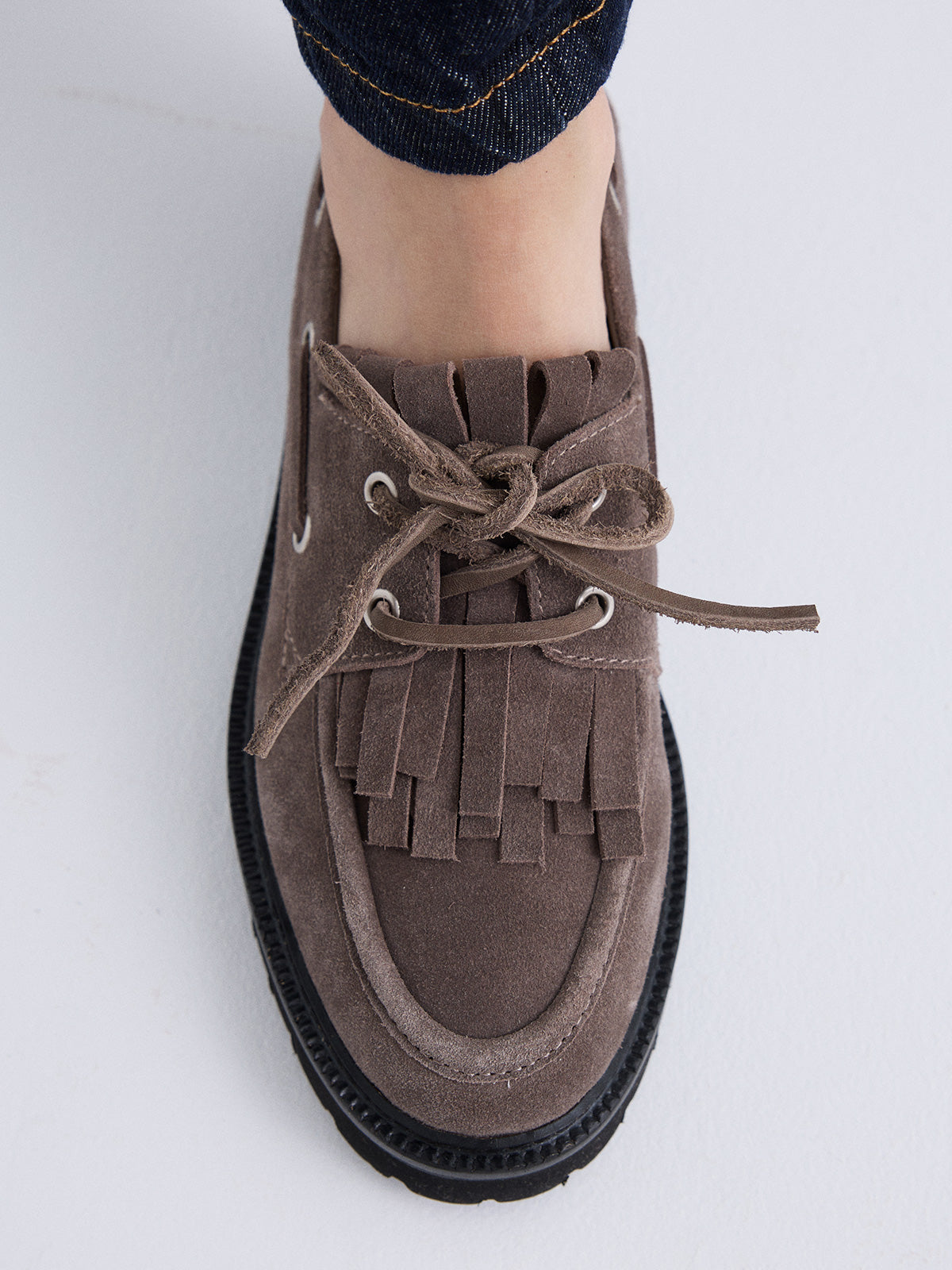 VELA-12 SUEDE TAUPE