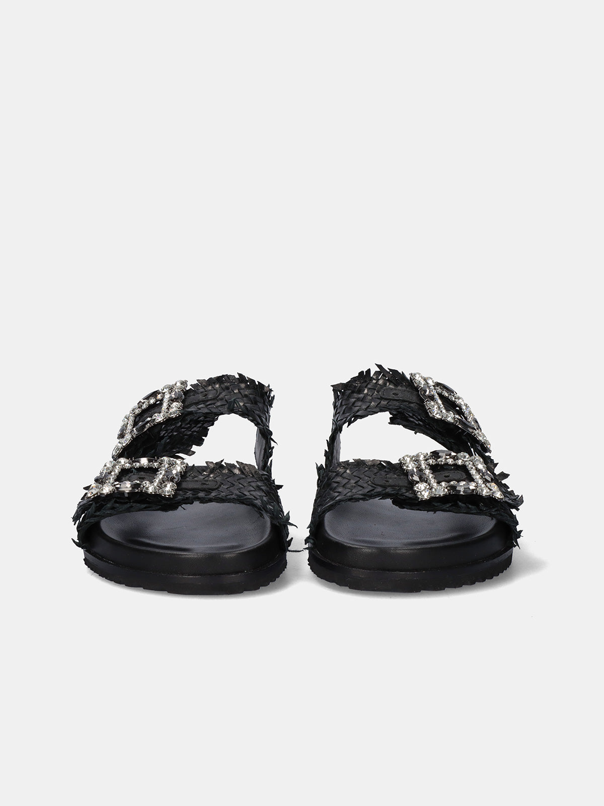 VICKY-271 LEATHER BLACK