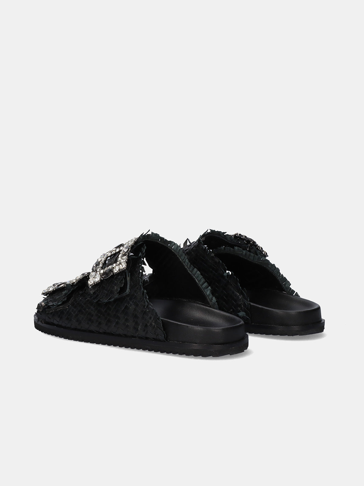 VICKY-271 LEATHER BLACK