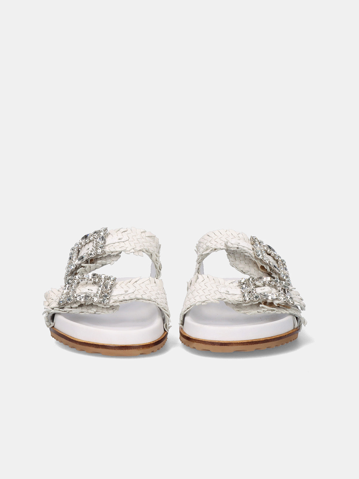 VICKY-271 LEATHER WHITE