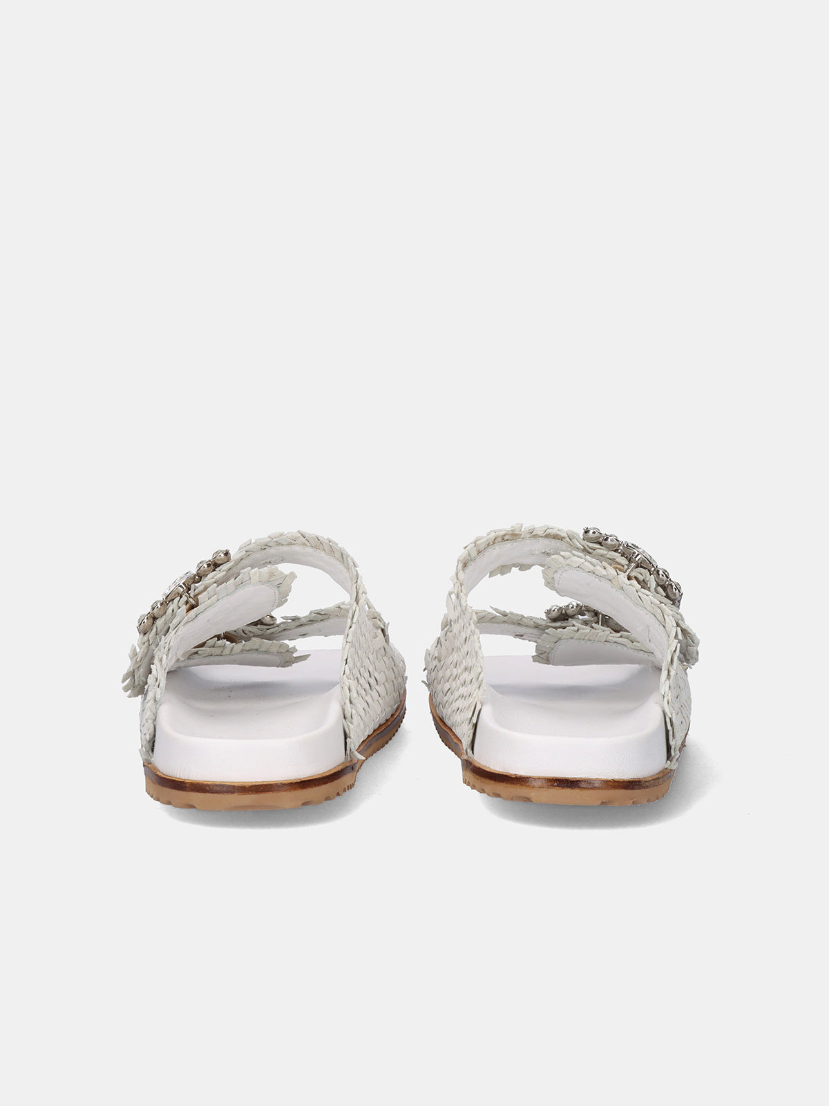 VICKY-271 LEATHER WHITE