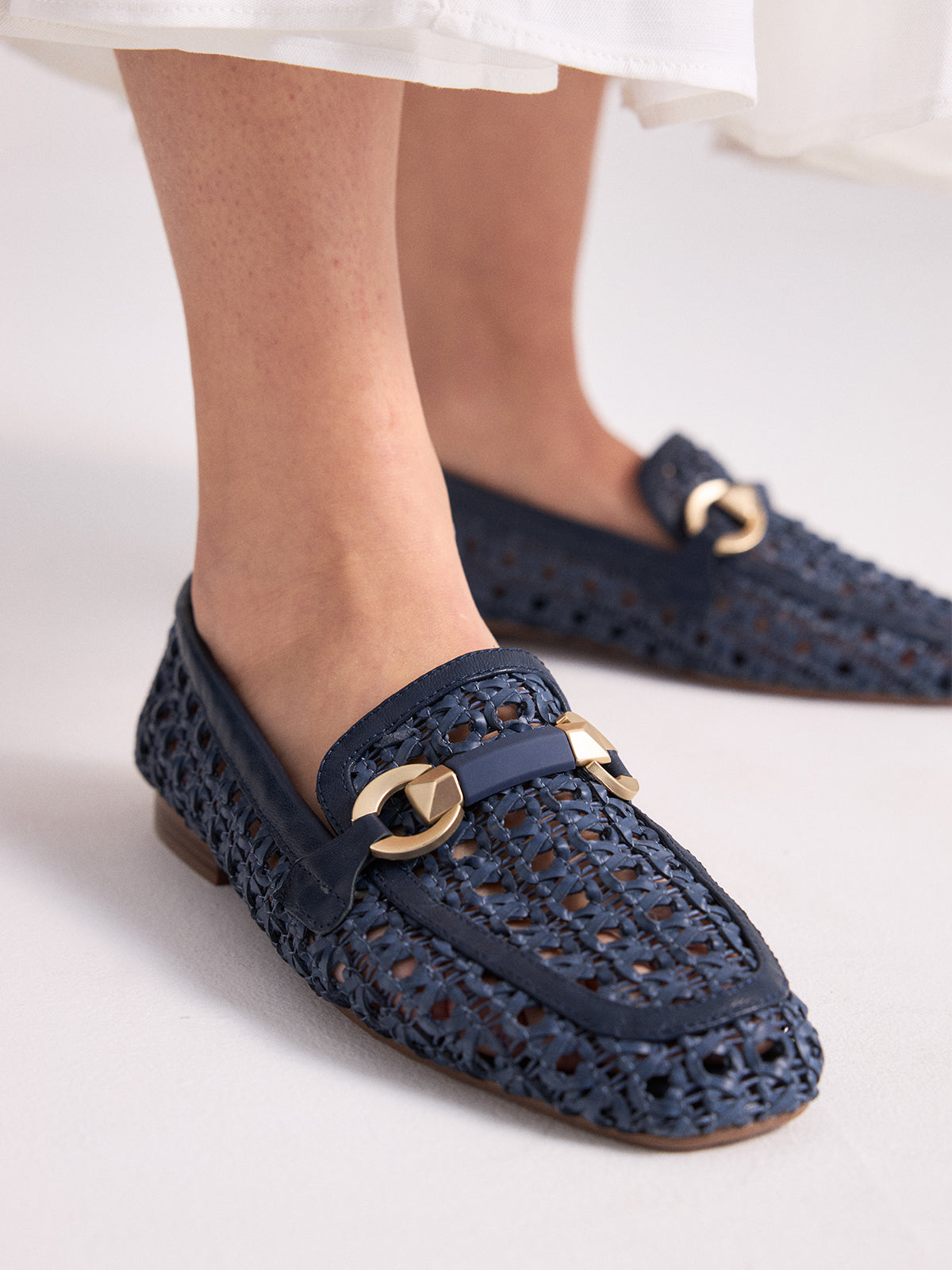 ANNE-1579 LEATHER BLUE