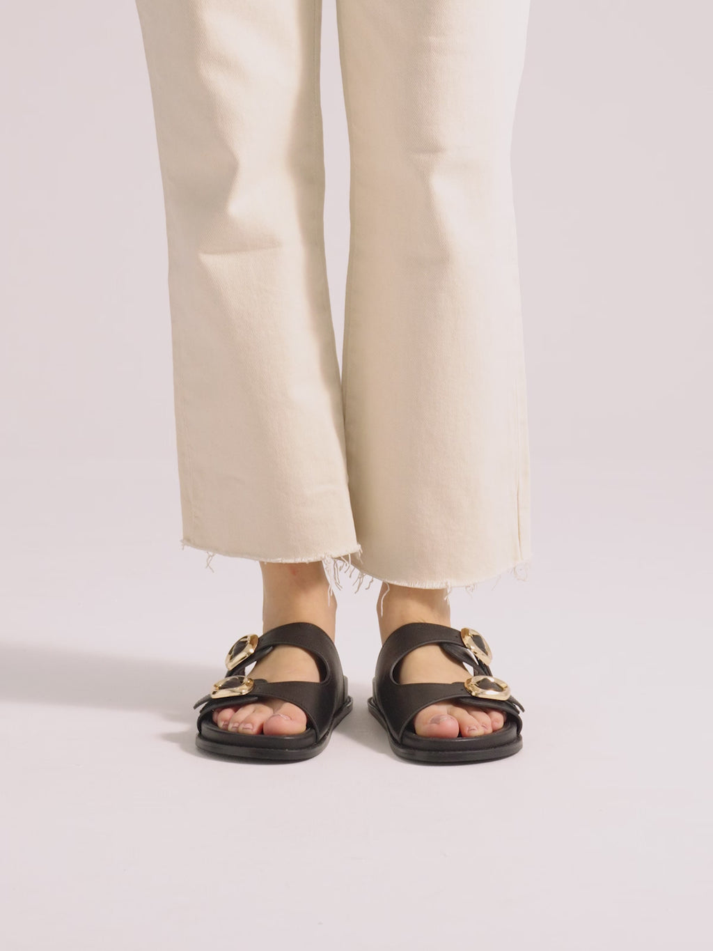 LUNA-3268 LEATHER BLACK