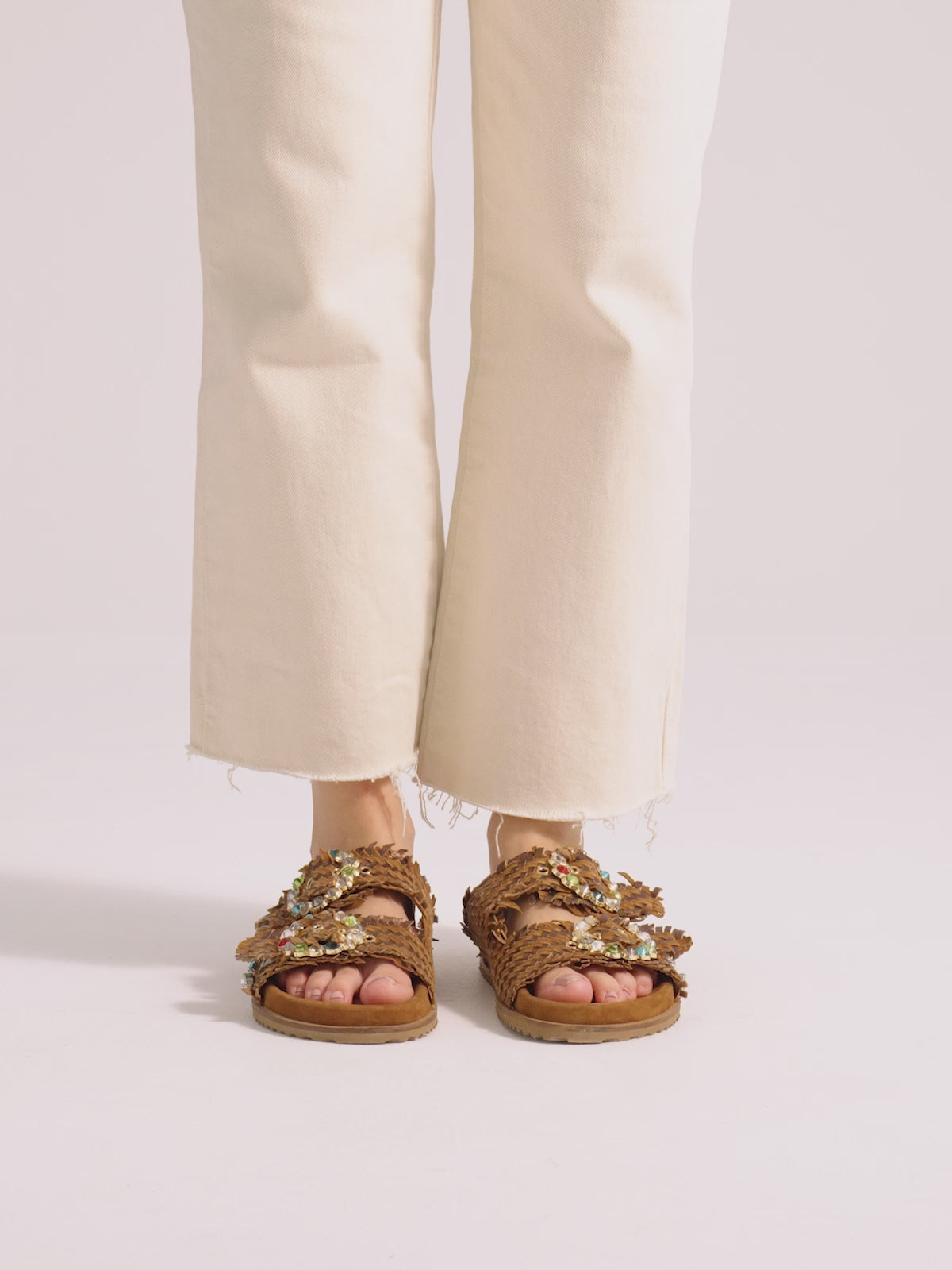 MIRROR-4032 SUEDE CAMEL