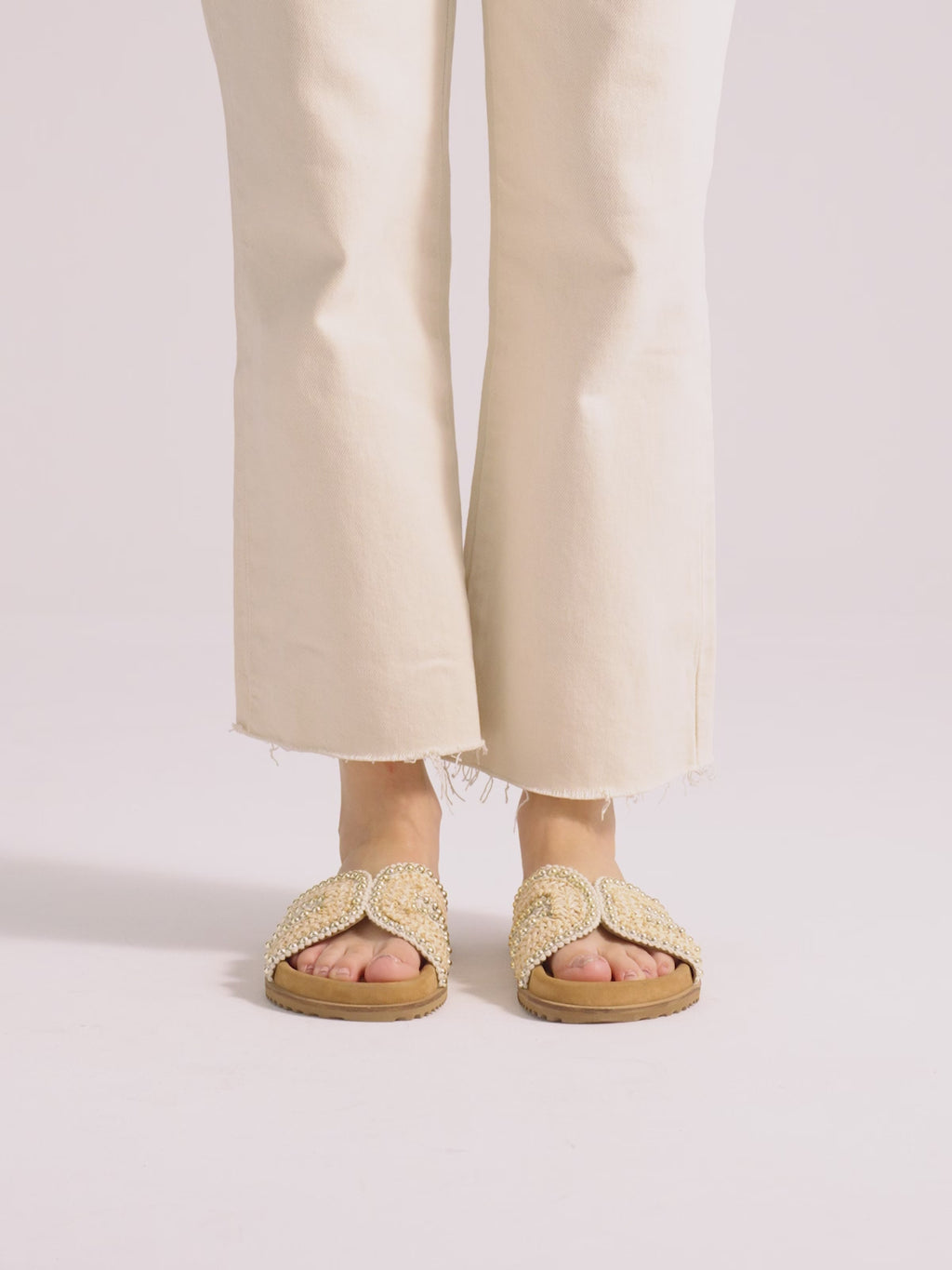 MIRROR-1002 RAFFIA BEIGE