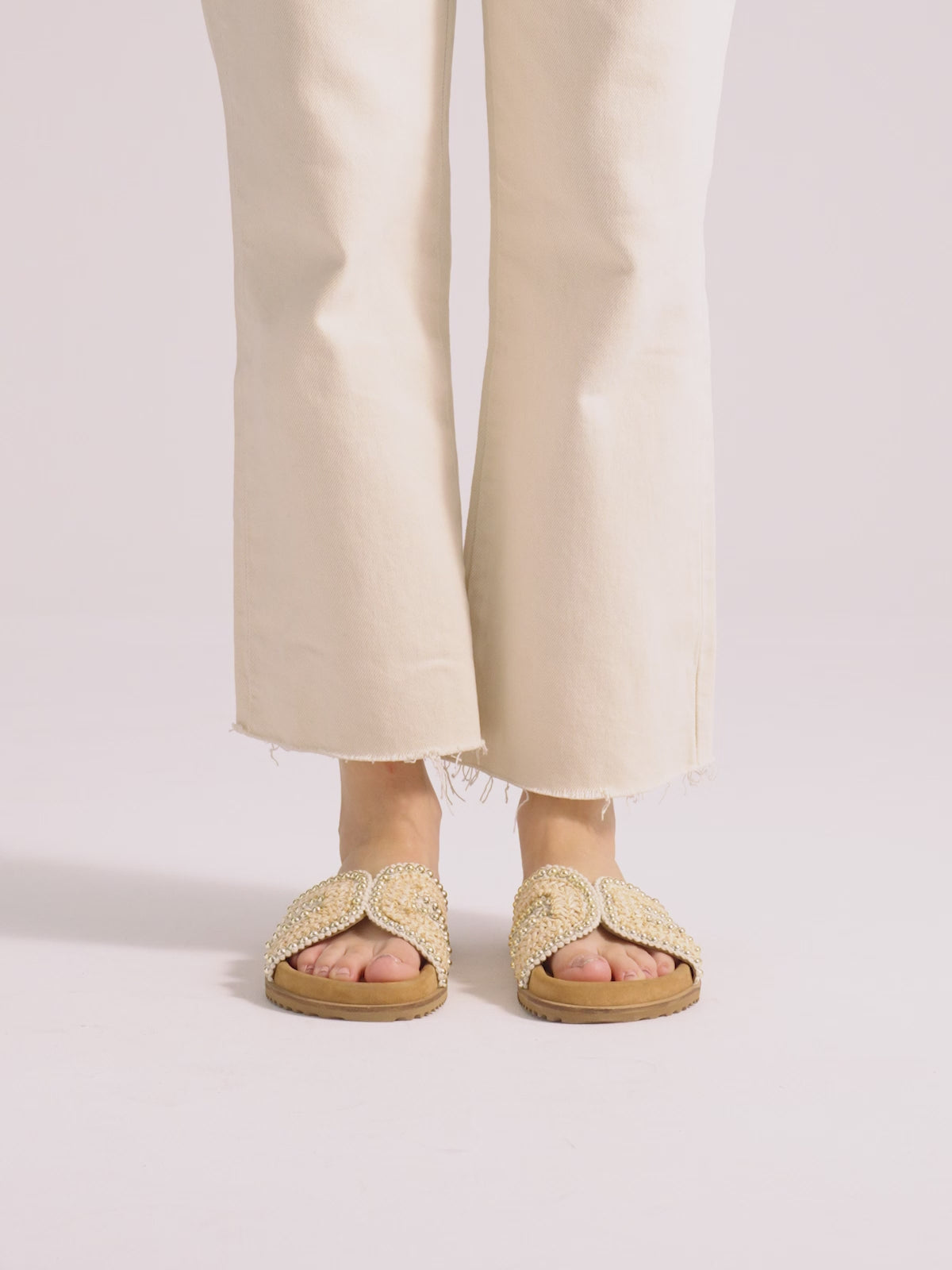 MIRROR-1002 RAFFIA BEIGE