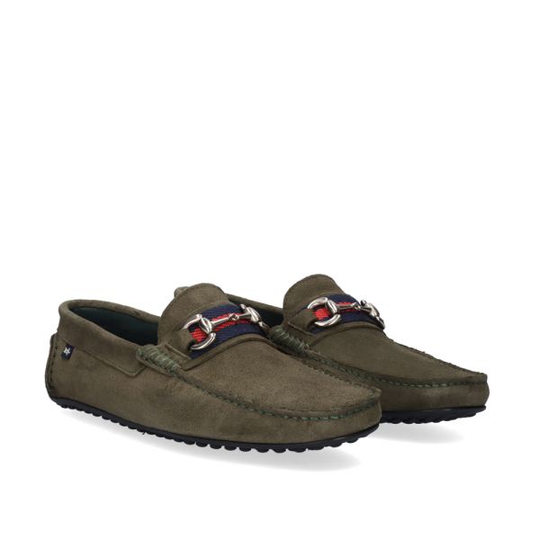 MOCASÍN CABALLERO SOLER-471 SUEDE KHAKI