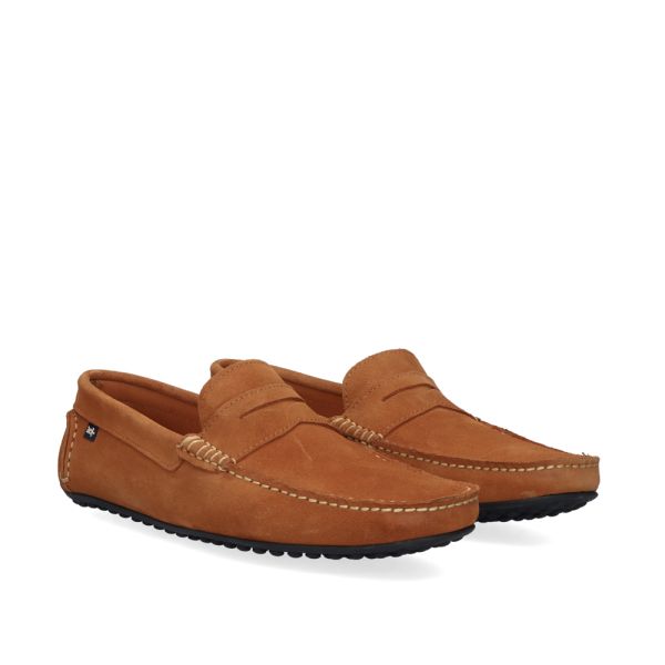 MOCASÍN CABALLERO SOLER-476 SUEDE CAMEL