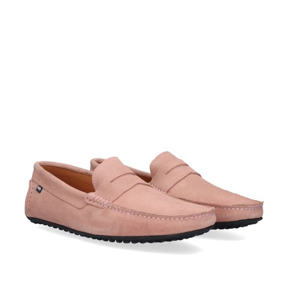 MOCASÍN CABALLERO SOLER-476 SUEDE PINK