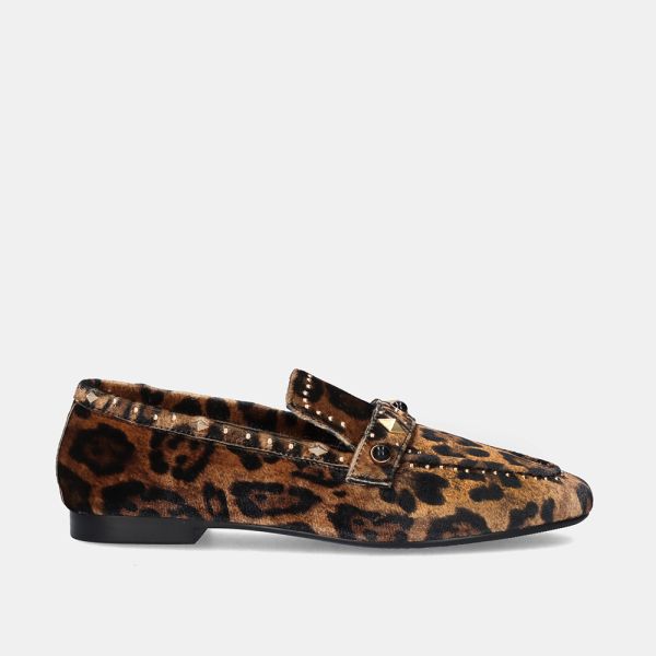 MOCASIN ANNE-105 VELVET LEOPARD