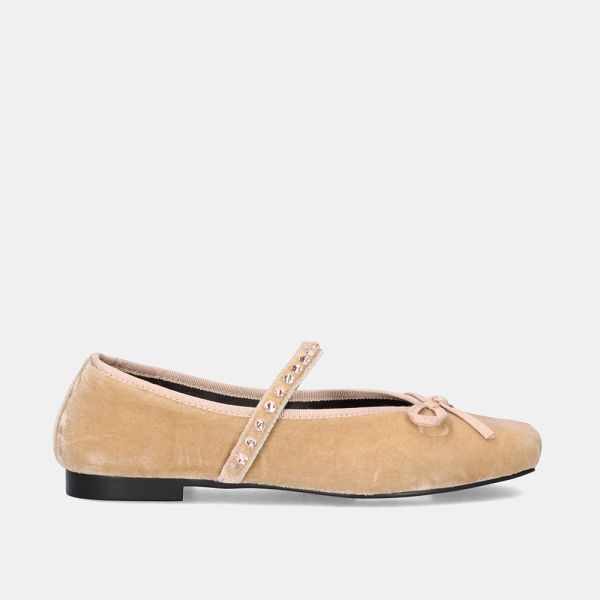 BAILARINAS CELIA-200 VELVET BEIGE