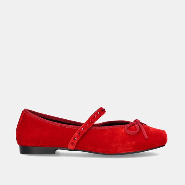 BAILARINAS CELIA-200 VELVET RED