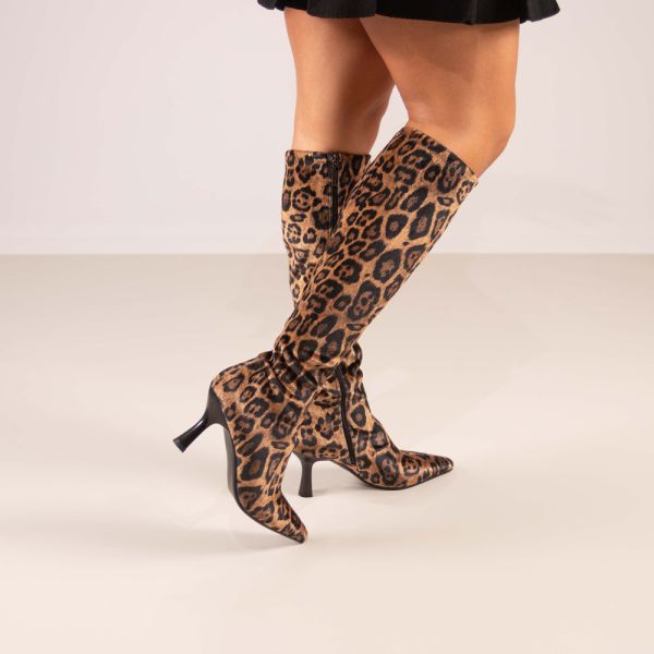 BOTA ALTA LARA-100 VELVET LEOPARD