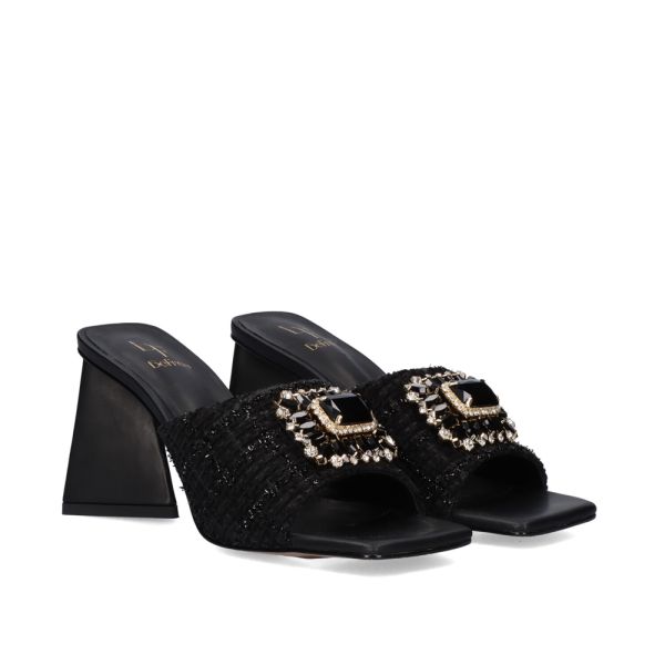 SANDALIA TACON MARTINA-600 NEGRO