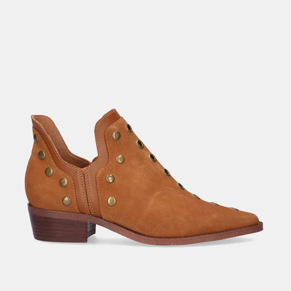 BOTIN BEFREE MILAN-01 SUEDE TAN