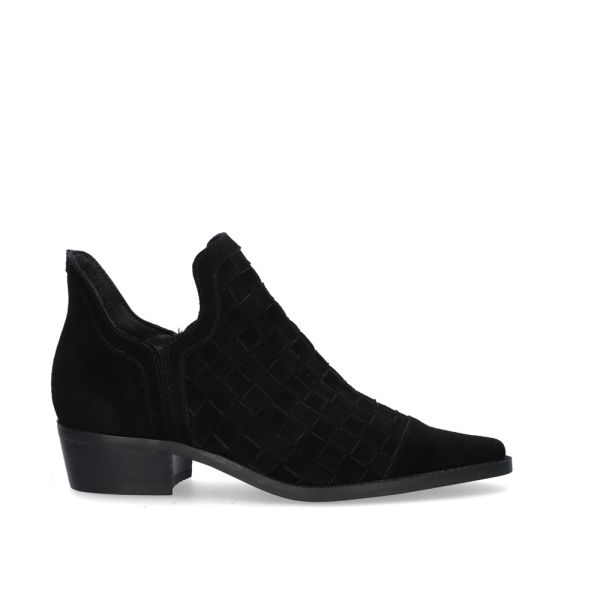 BOTIN BEFREE MILAN-02 SUEDE BLACK