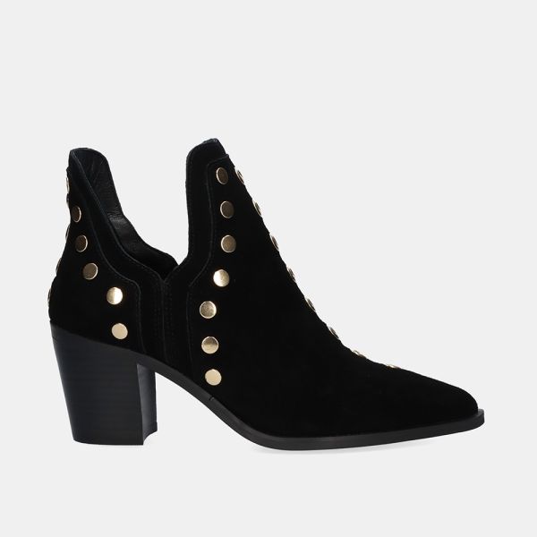 BOTIN BEFREE NAPOLES-006 SUEDE BLACK