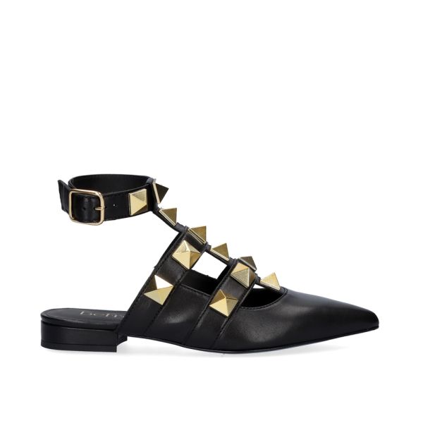 SANDALIA ESTILO MOCASIN  BEFREE PARIS-170 BLACK