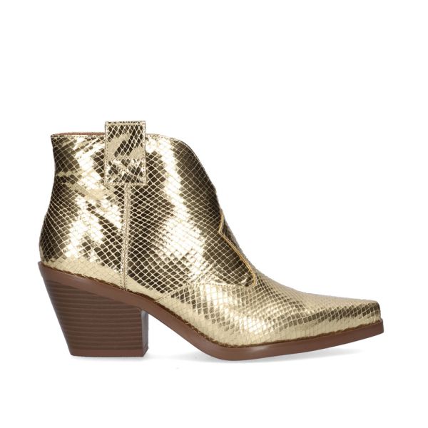 BOTIN COWBOY SANSE-373 SNAKE GOLD