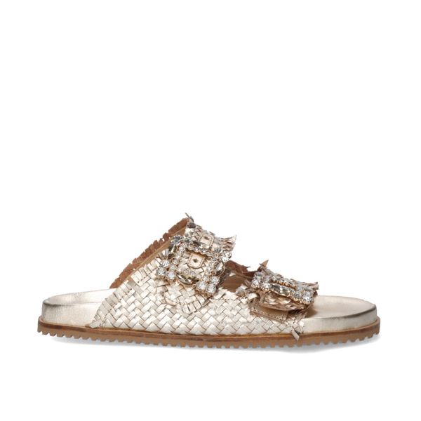 SANDALIA ESTILO BIO VICKY-271 LEATHER GOLD