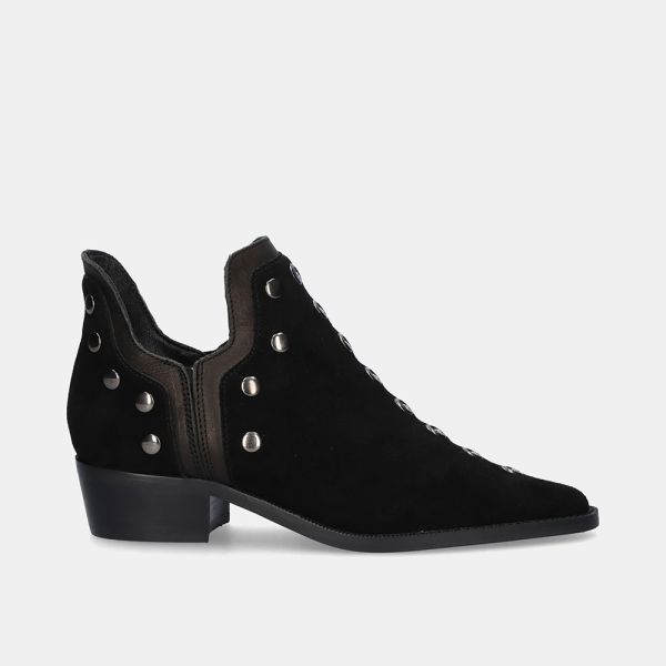 BOTIN BEFREE MILAN-01 SUEDE BLACK