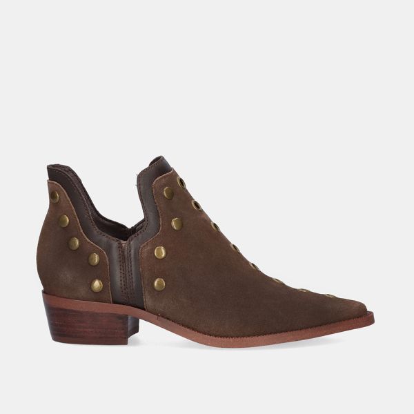 BOTIN BEFREE MILAN-01 SUEDE BROWN